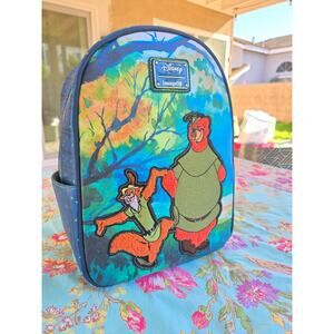 Loungefly Backpack Disney Robin Hood and Little John New